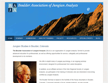 Tablet Screenshot of jungiantrainingboulder.org